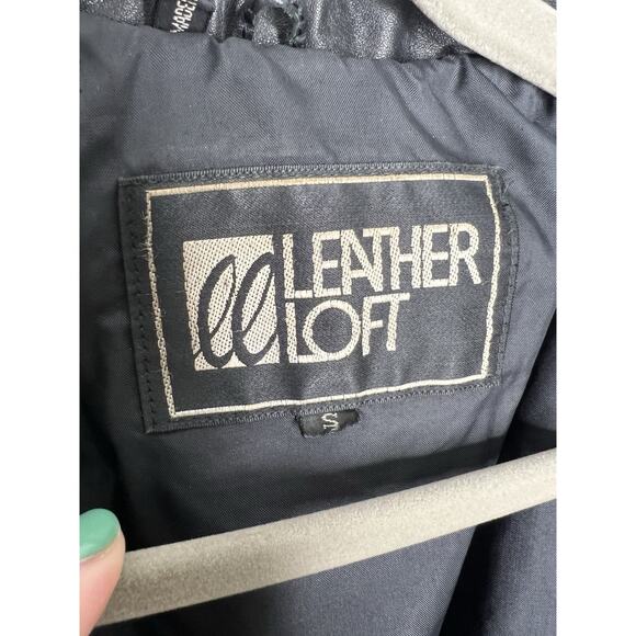 Leather Loft Black Fringe Leather Jacket Women’s Size Small - Picture 6 of 15